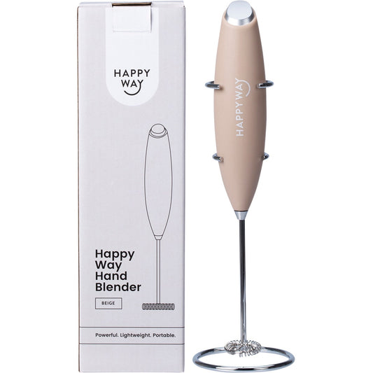 HAPPY WAY Hand Blender Beige with Stand - Cutprice Online