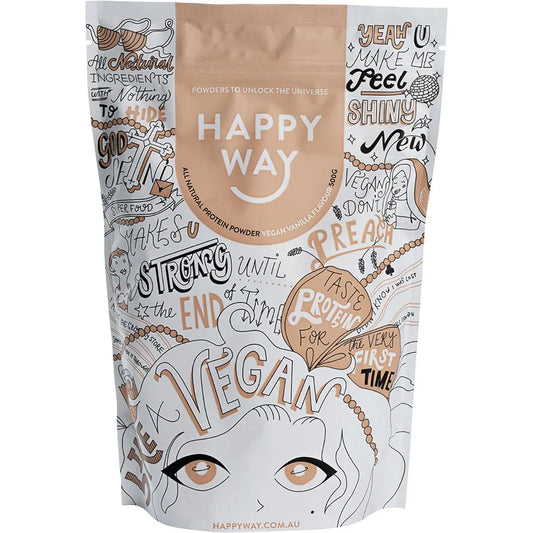 HAPPY WAY Pea Protein Powder Vanilla 500g HAPPY WAY