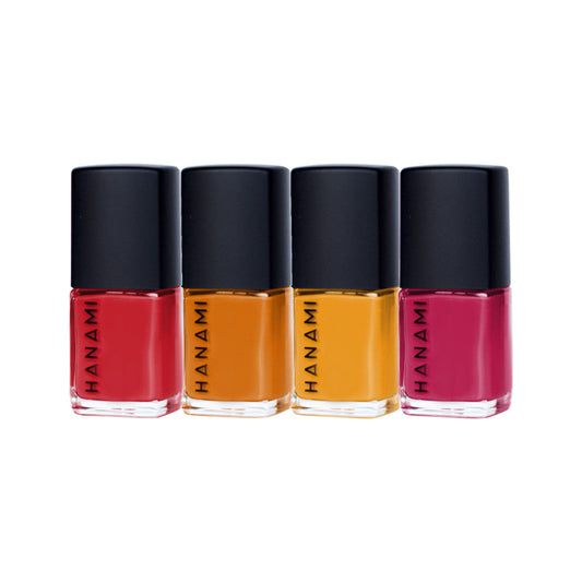 Hanami Nail Polish Collection Calypso 9ml x 4 Pack - Cutprice Online