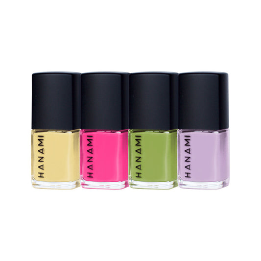 Hanami Nail Polish Collection Kokomo 9ml x 4 Pack - Cutprice Online