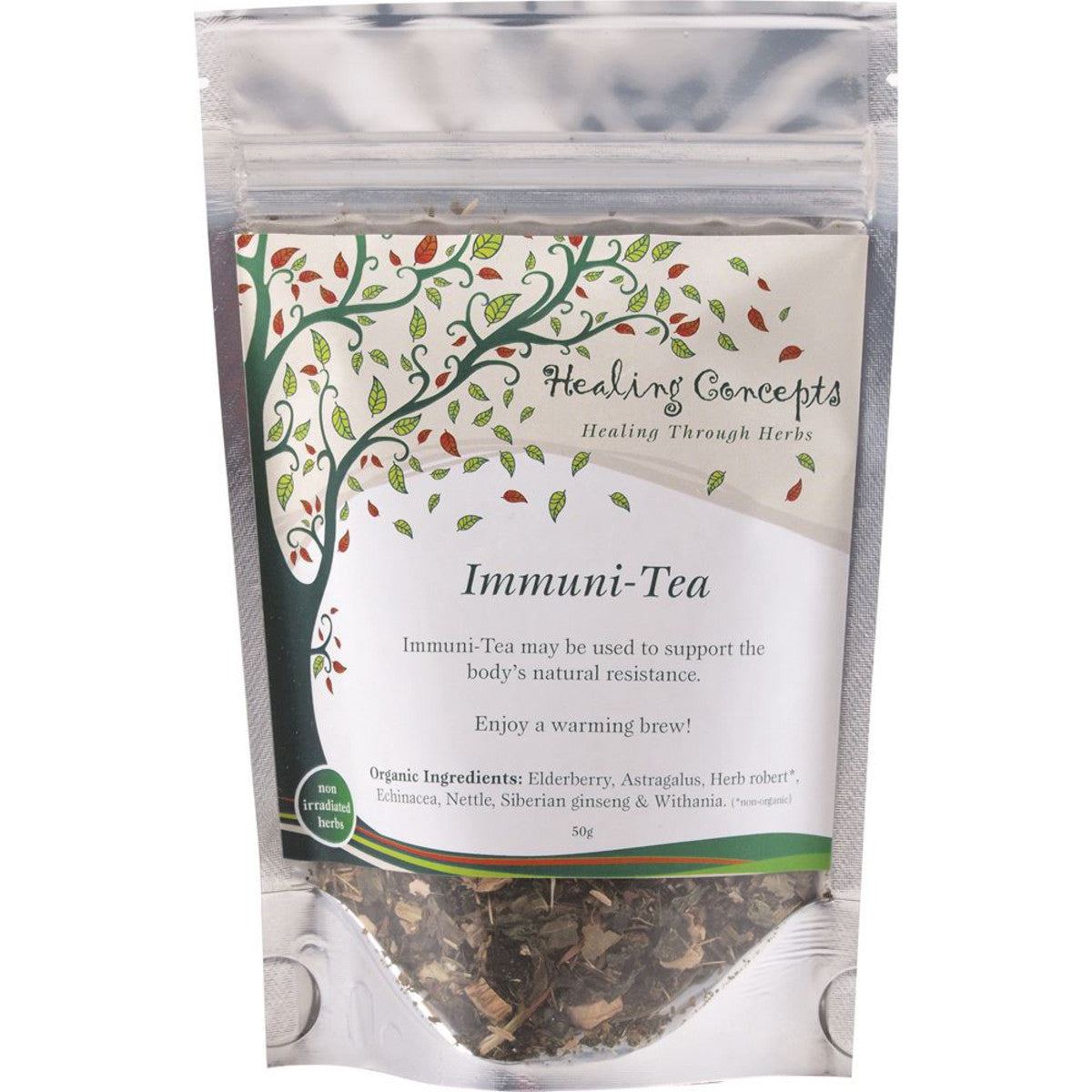 Healing Concepts Organic Blend Immuni-Tea 50g - Cutprice Online