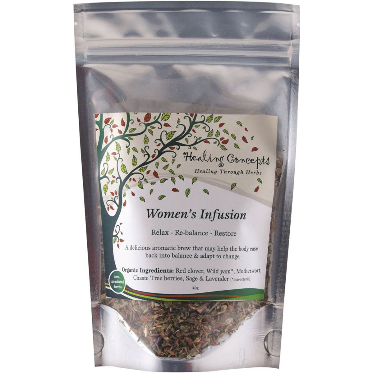 Healing Concepts Organic Blend Women's Infusion 40g - Cutprice Online