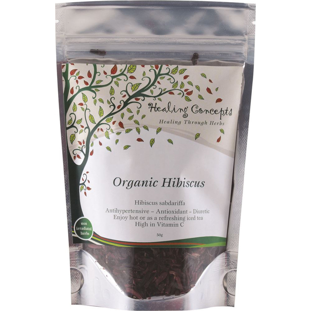 Healing Concepts Organic Hibiscus 50g - Cutprice Online