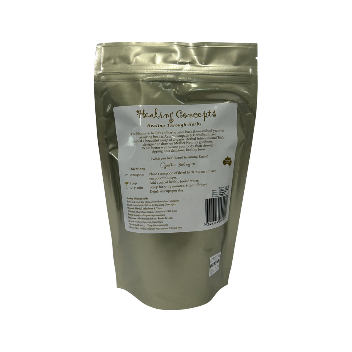 Healing Concepts Organic Sage 40g - Cutprice Online