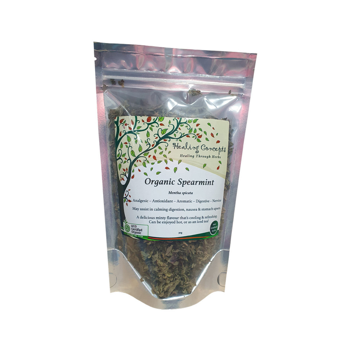 Healing Concepts Organic Spearmint 30g - Cutprice Online