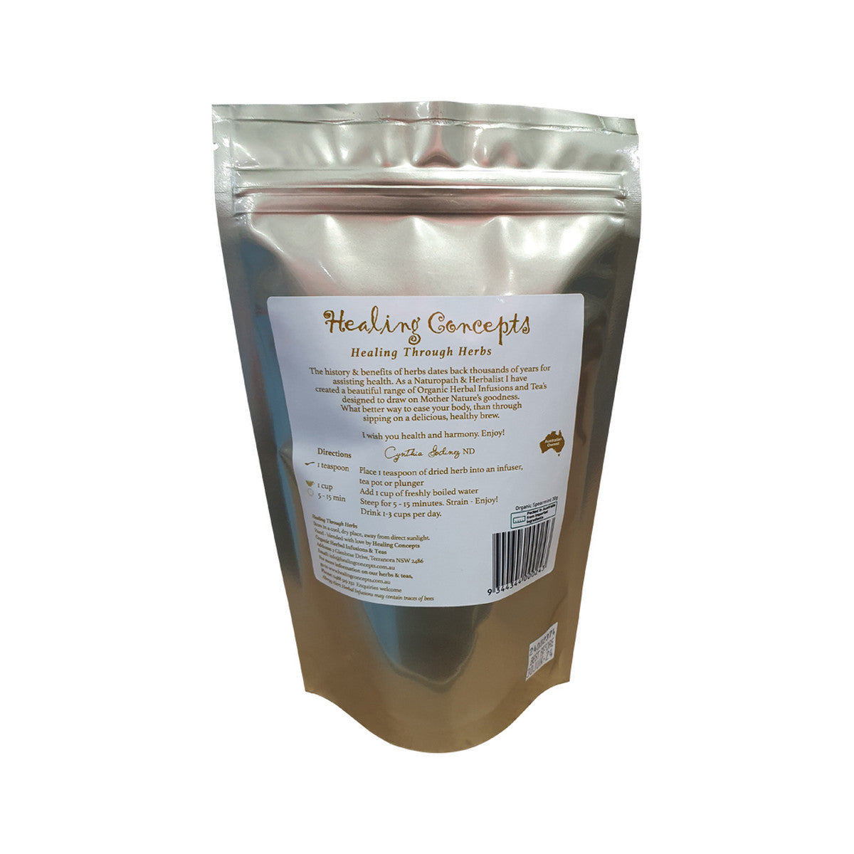 Healing Concepts Organic Spearmint 30g - Cutprice Online