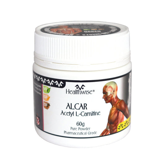 Healthwise ALCAR (Acetyl L-Carnitine) 60g - Cutprice Online