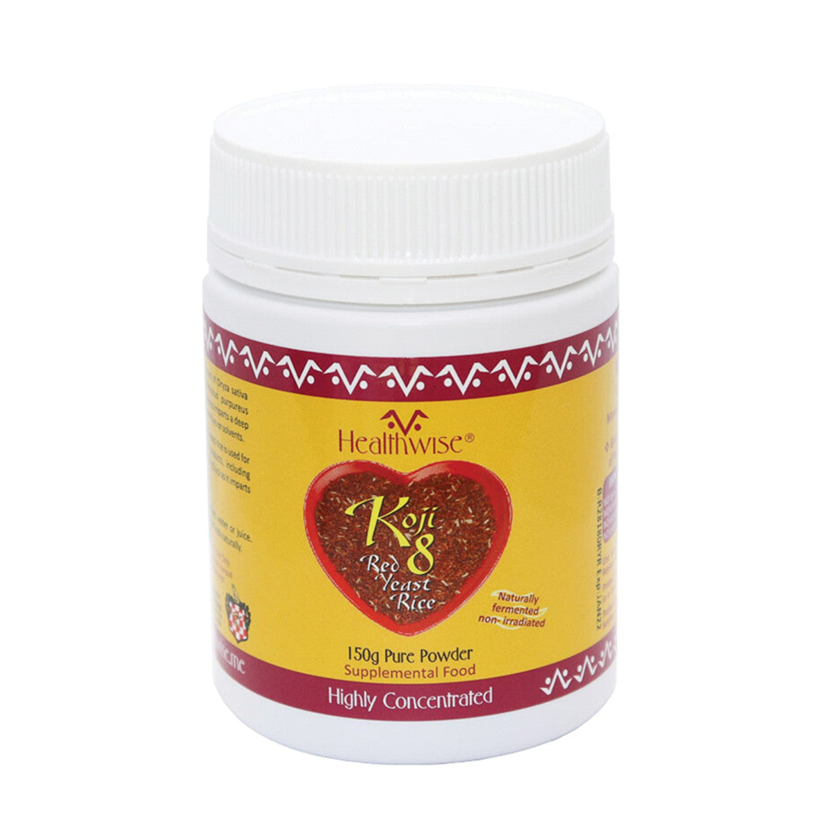 HealthWise Koji8 (Red Yeast Rice) 150g - Cutprice Online