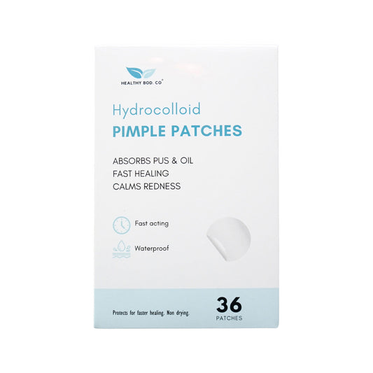 Healthy Bod. Co Hydrocolloid Pimple Patches x 36 Patches - Cutprice Online