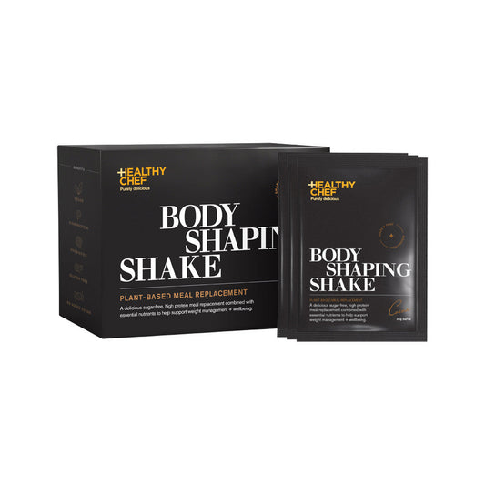The Healthy Chef Body Shaping Shake (Plant-Based Meal Replacement) Cocoa Sachets 35g x 14 Pack - Cutprice Online