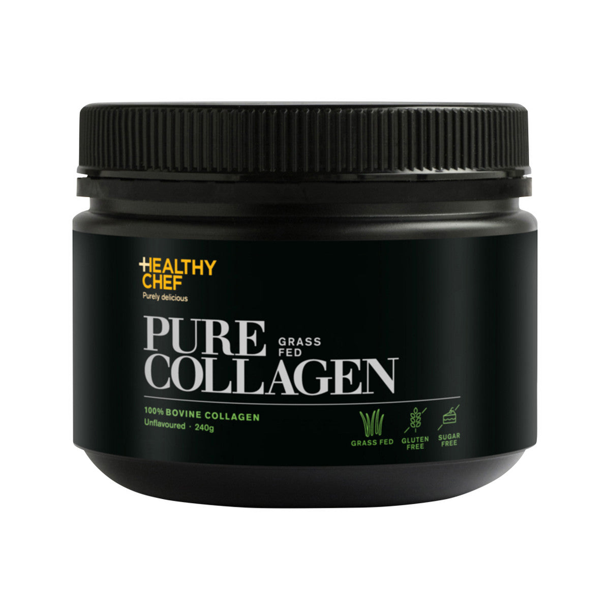 The Healthy Chef Pure Grass Fed Collagen (100% Bovine Collagen) Unflavoured 240g - Cutprice Online