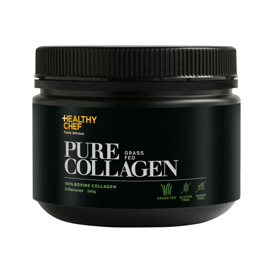 The Healthy Chef Pure Grass Fed Collagen (100% Bovine Collagen) Unflavoured 240g - Cutprice Online