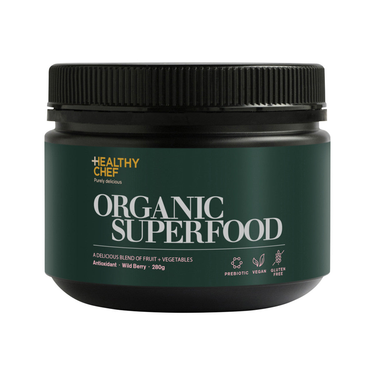 The Healthy Chef Organic Superfood Wild Berry 280g - Cutprice Online