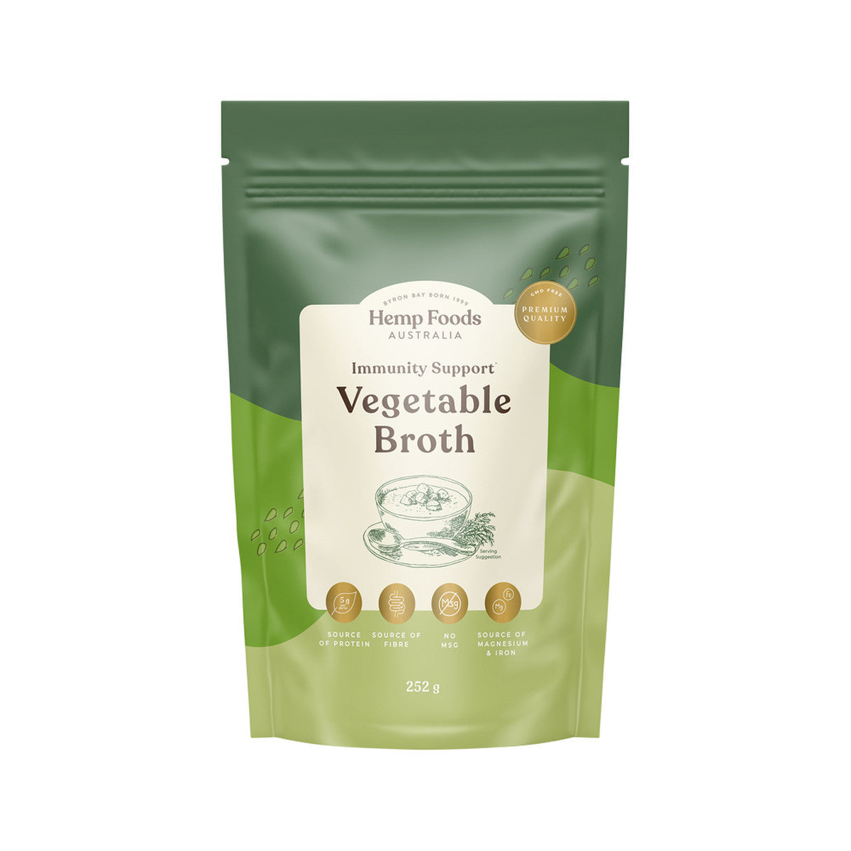 Hemp Foods Australia Broth Vegetable Immunity Support 252g - Cutprice Online