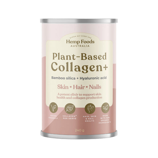 Hemp Foods Australia Plant-Based Collagen+ Bamboo Silica + Hyaluronic Acid 240g - Cutprice Online