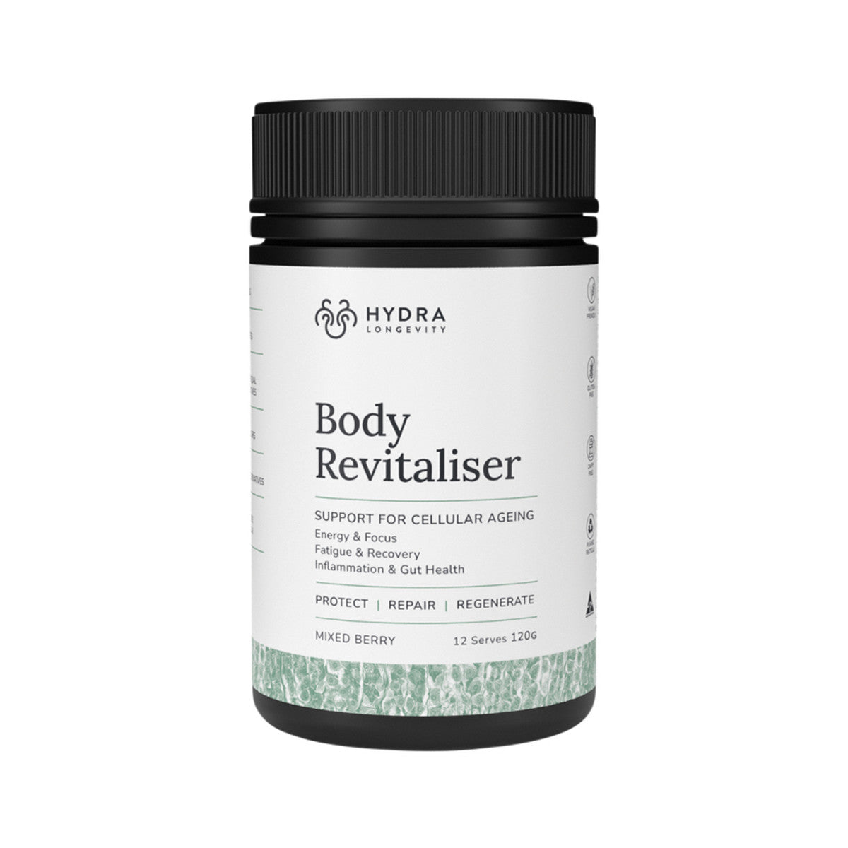 Hydra Longevity Body Revitaliser Mixed Berry 120g - Cutprice Online