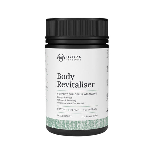 Hydra Longevity Body Revitaliser Mixed Berry 120g - Cutprice Online