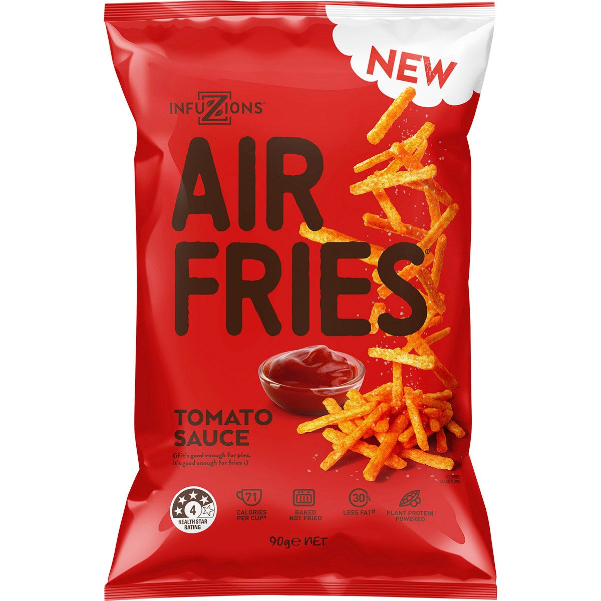 Infuzions Air Fries Tomato Sauce 10 x90g - Cutprice Online