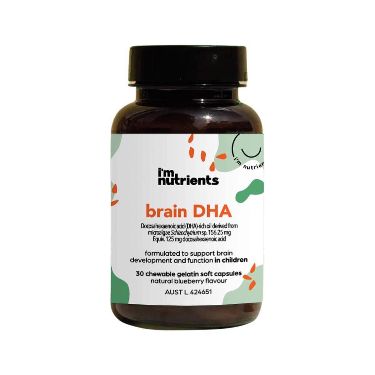 I'm Nutrients Brain DHA Chewable (Blueberry) 60c - Cutprice Online