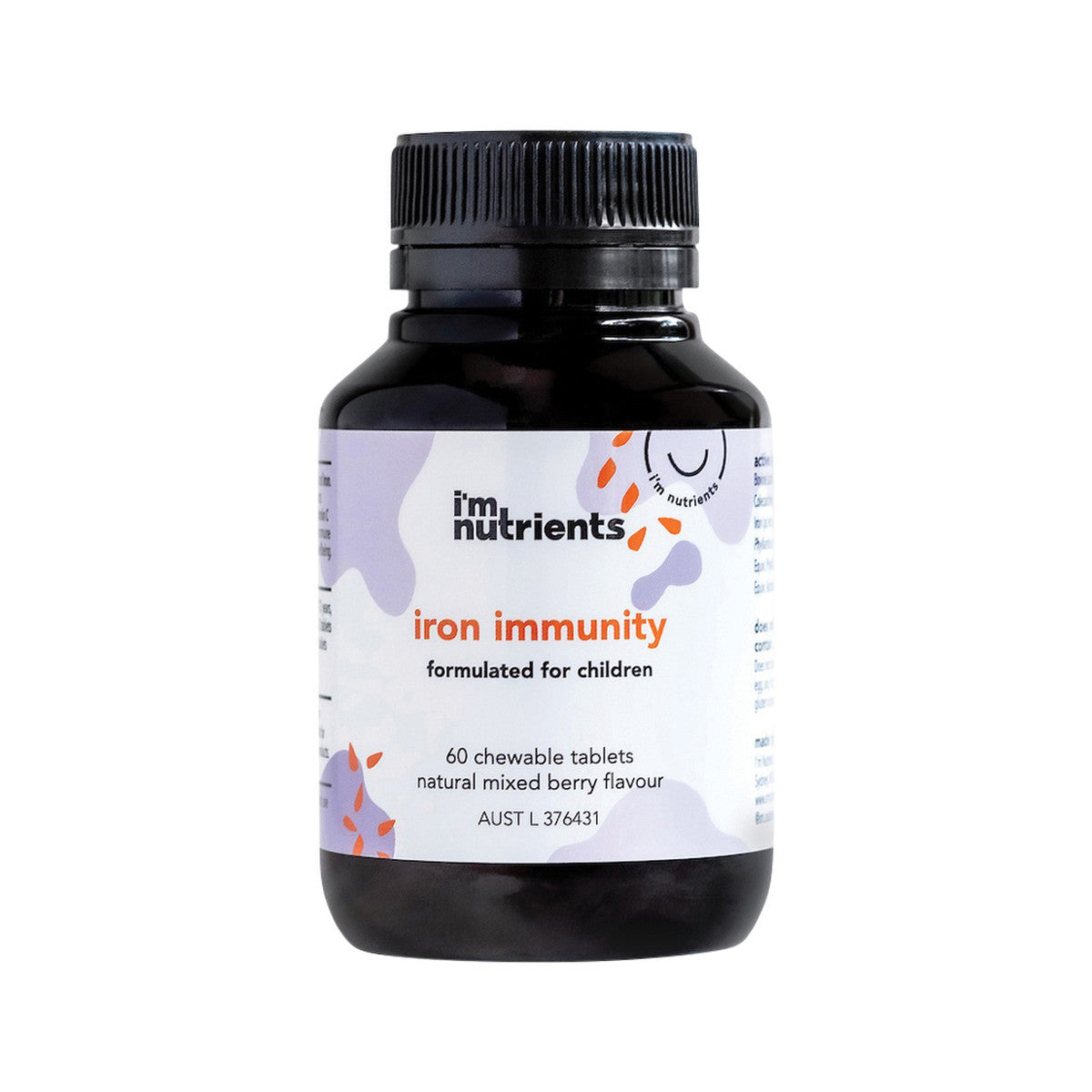 I'm Nutrients Iron Immunity Chewable (Mixed Berry) 60t - Cutprice Online