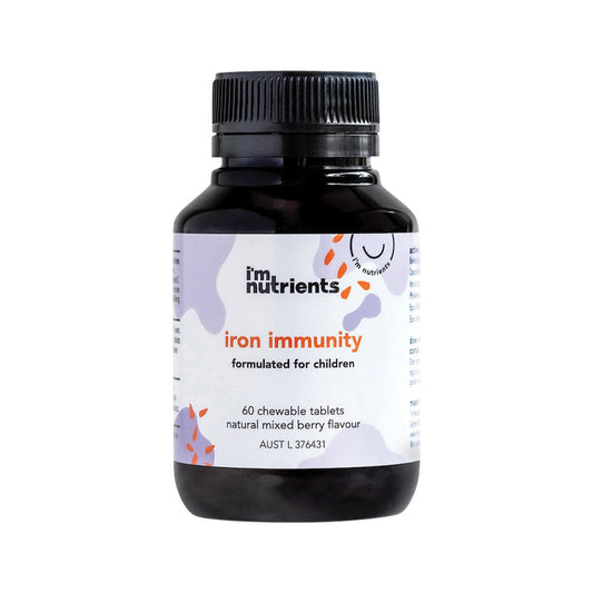 I'm Nutrients Iron Immunity Chewable (Mixed Berry) 60t - Cutprice Online