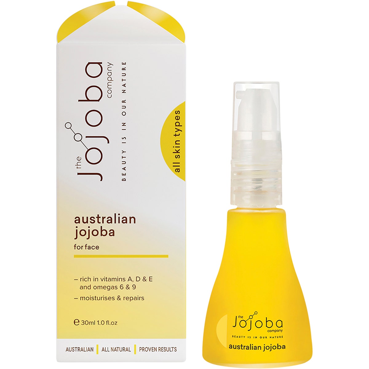 THE JOJOBA COMPANY Australian Jojoba Oil for Face & Body 30ml - Cutprice Online