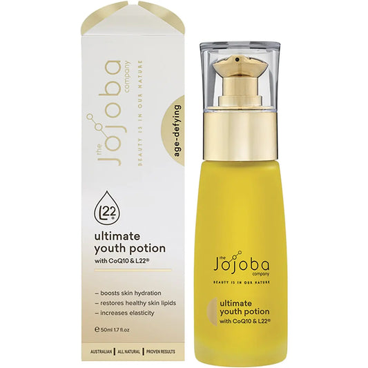 THE JOJOBA COMPANY Jojoba Ultimate Youth Potion With CoQ10 & L22® 50ml THE JOJOBA COMPANY