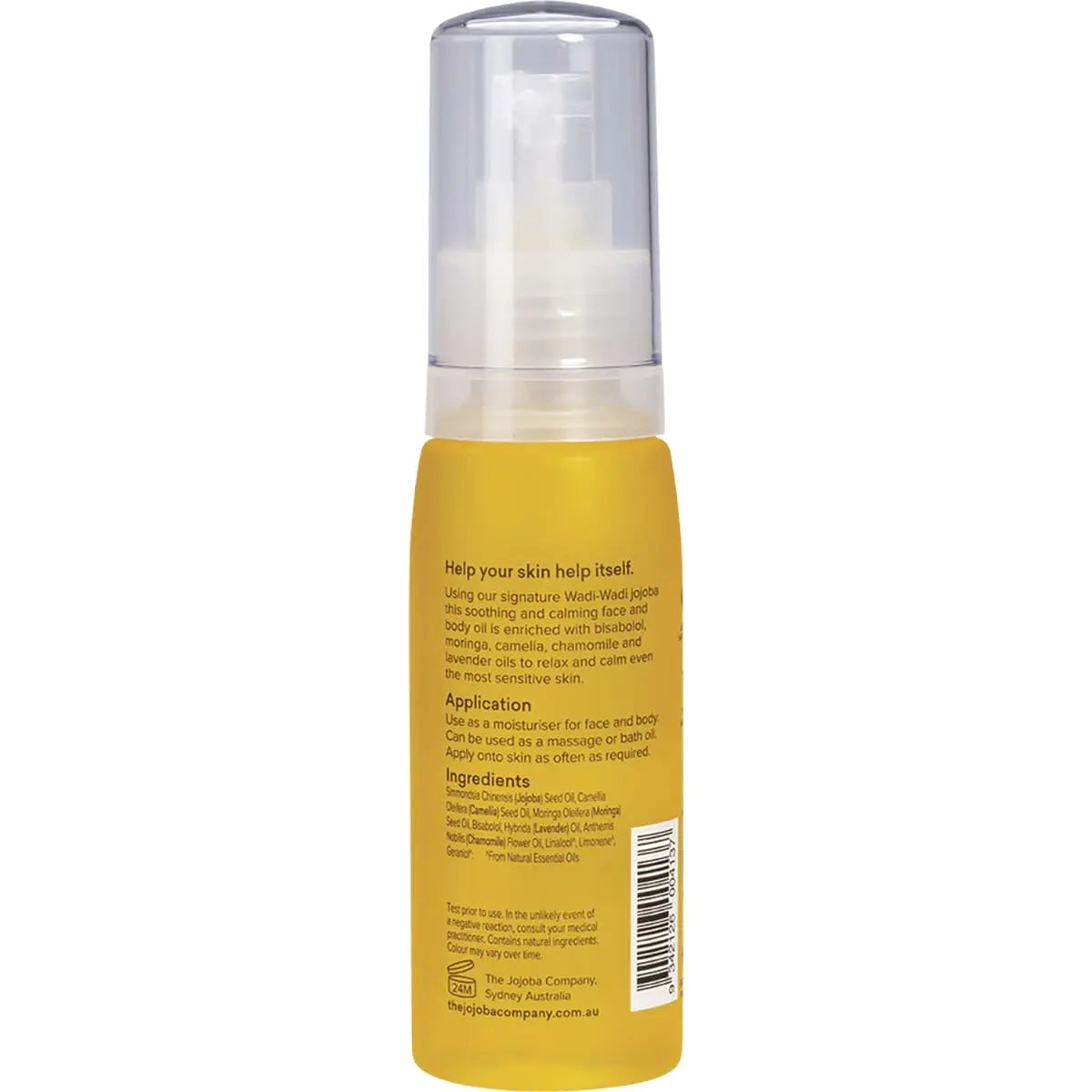 THE JOJOBA COMPANY Australian Calming Jojoba Oil For Face & Body - With Bisabolol 100ml THE JOJOBA COMPANY