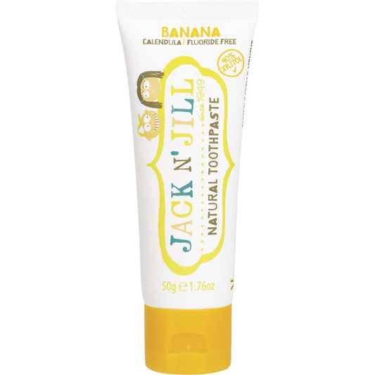 Jack N' Jill Toothpaste Children Banana Fluoride Free 50g JACK N' JILL