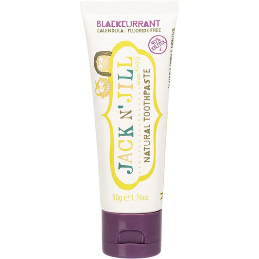 JACK N' JILL Toothpaste (Children) Blackcurrant - Fluoride Free 50g JACK N' JILL