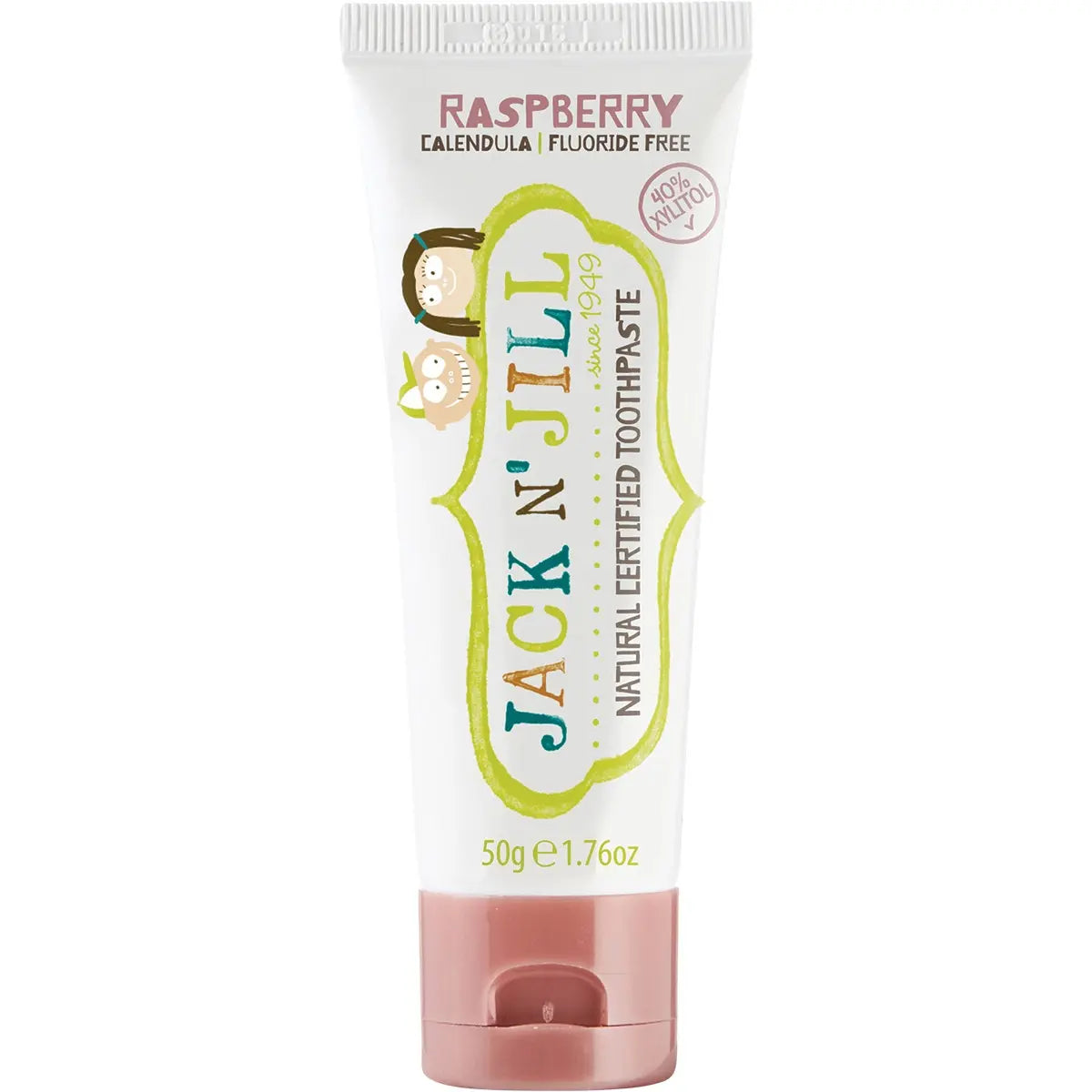JACK N' JILL Toothpaste (Children) Raspberry - Fluoride Free 50g JACK N' JILL