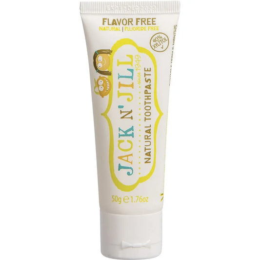 JACK N' JILL Toothpaste (Children) Flavour Free - Fluoride Free 50g JACK N' JILL