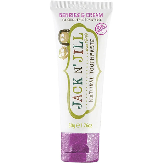 JACK N' JILL Toothpaste (Children) Berries & Cream - Fluoride Free 50g JACK N' JILL