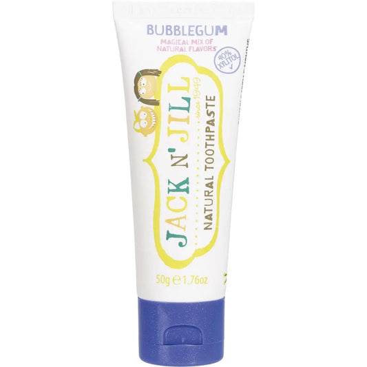 JACK N' JILL Toothpaste (Children) Bubblegum - Fluoride Free 50g JACK N' JILL