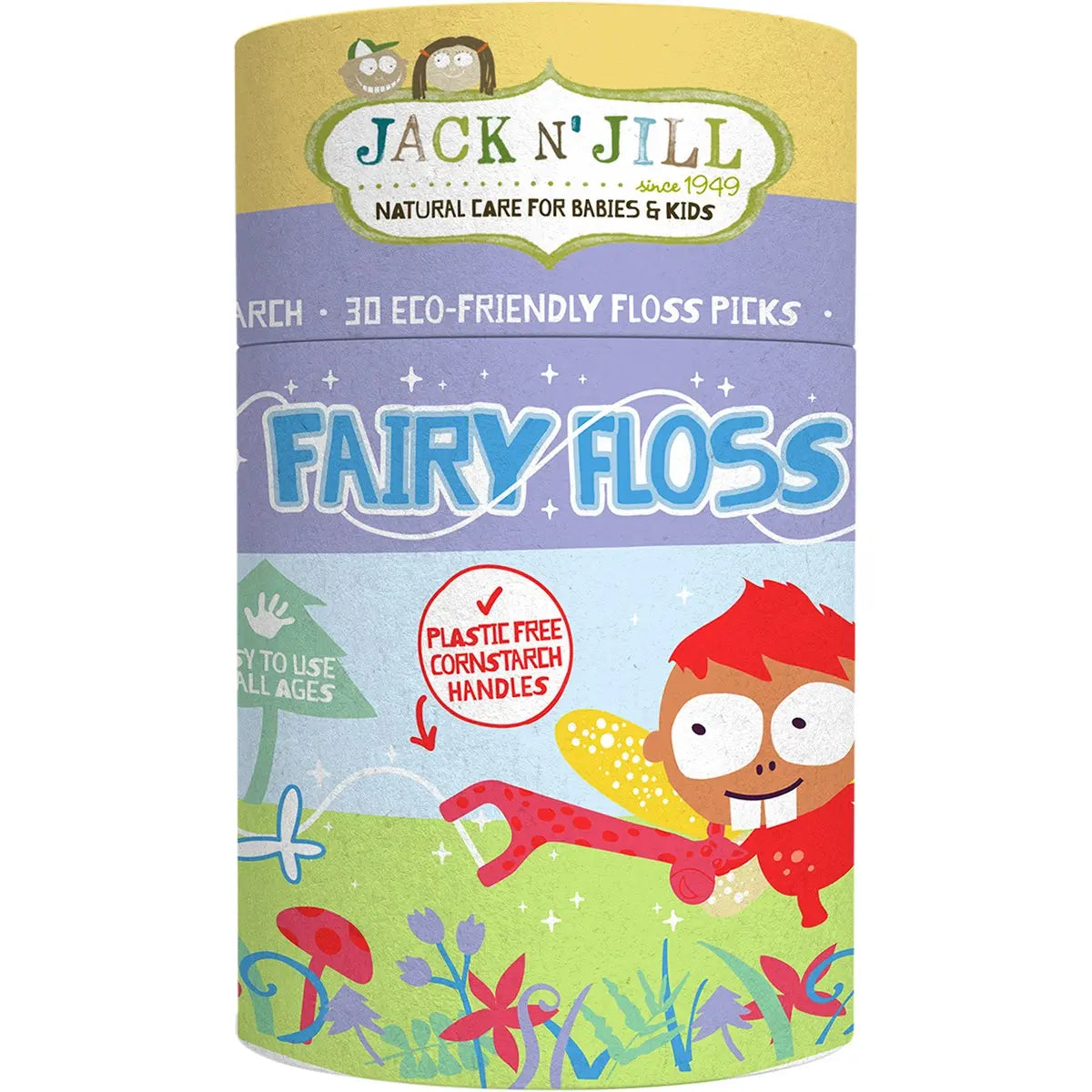 JACK N' JILL Fairy Floss Picks Strawberry 30 JACK N' JILL