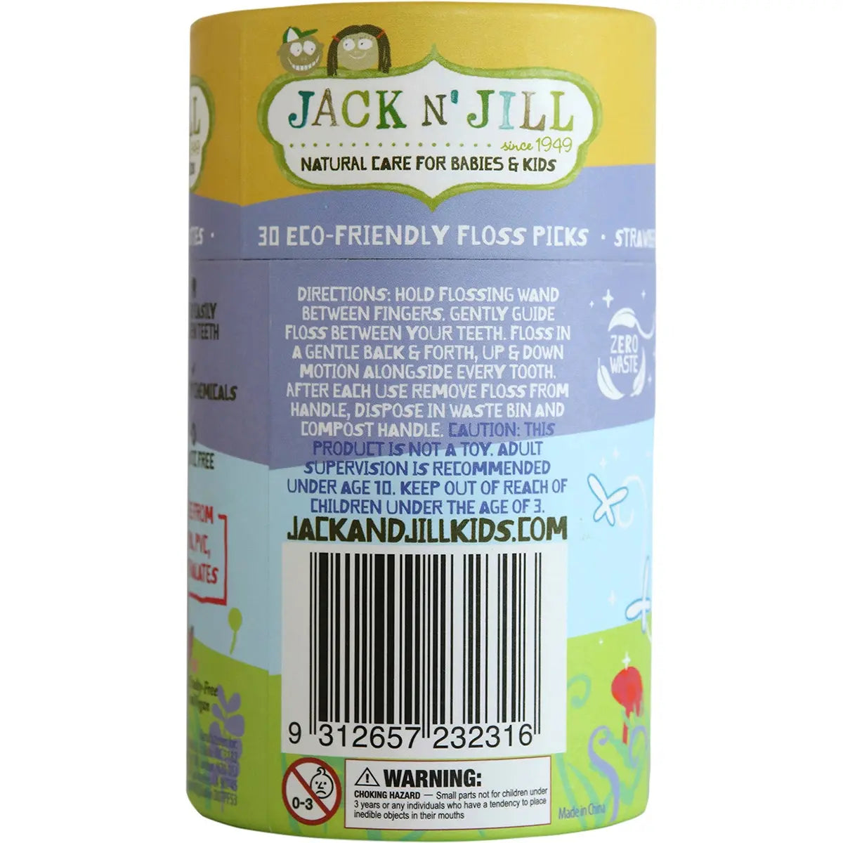 JACK N' JILL Fairy Floss Picks Strawberry 30 JACK N' JILL