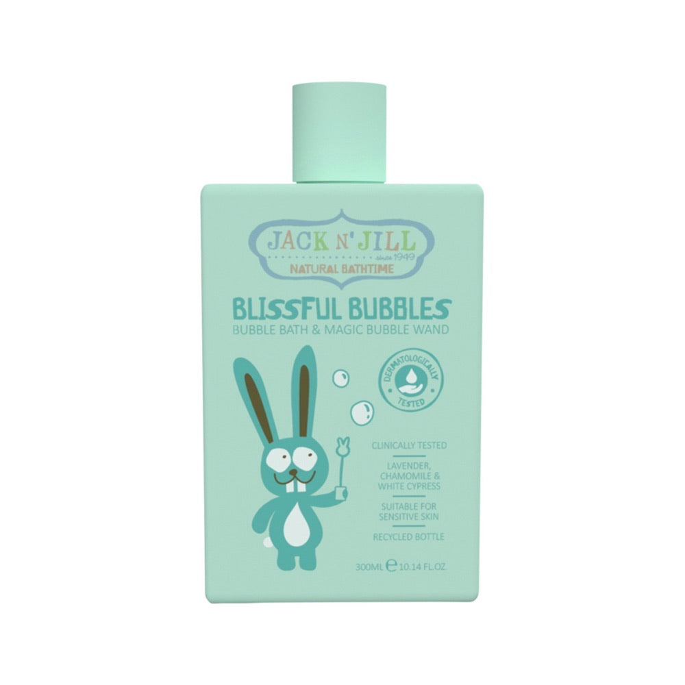 Jack N' Jill Blissful Bubbles Bubble Bath & Magic Bubble Wand 300ml JACK N' JILL