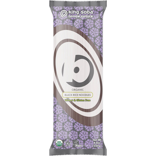 KING SOBA Organic Black Rice Noodles 250g - Cutprice Online