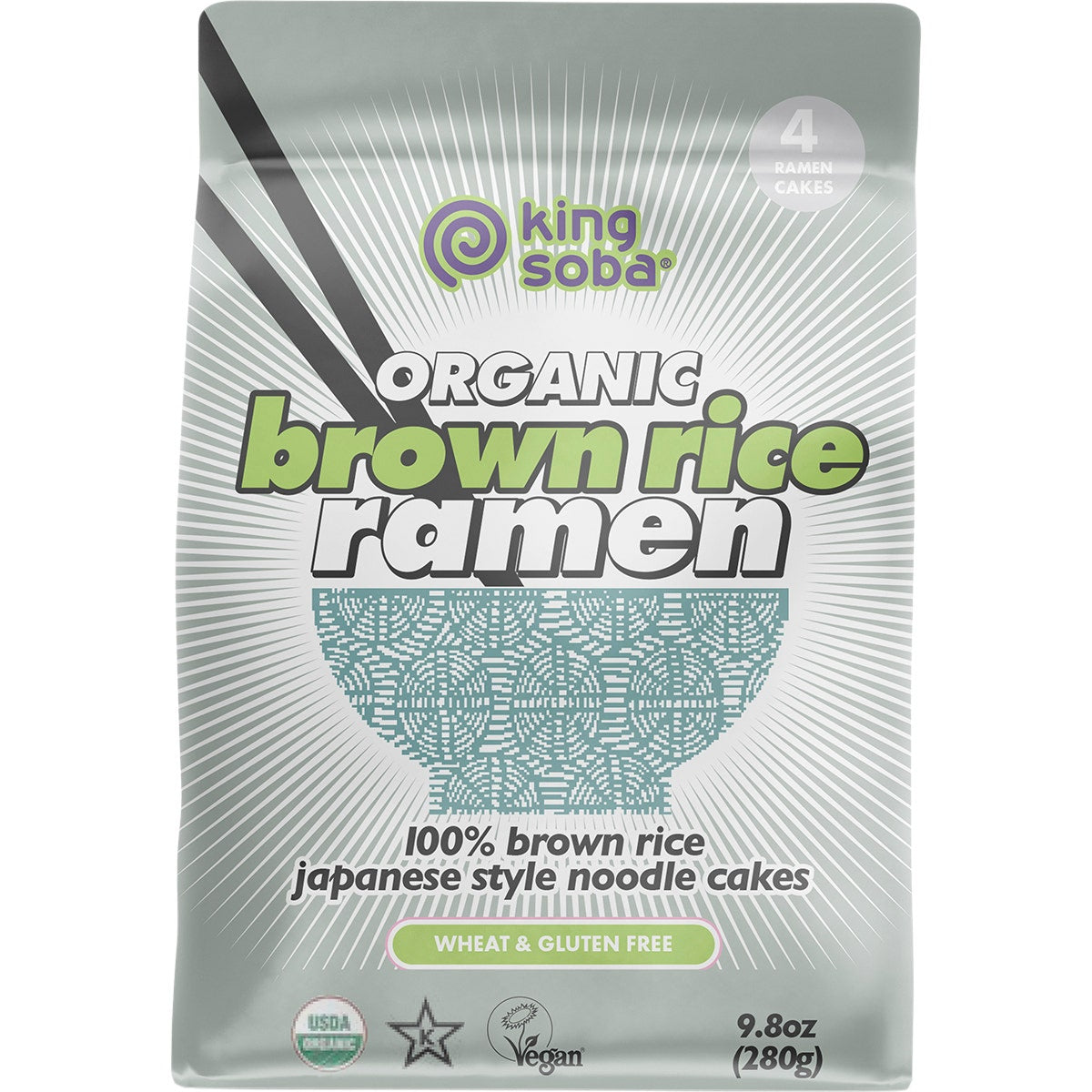 KING SOBA Organic Brown Rice Ramen Noodles 280g - Cutprice Online