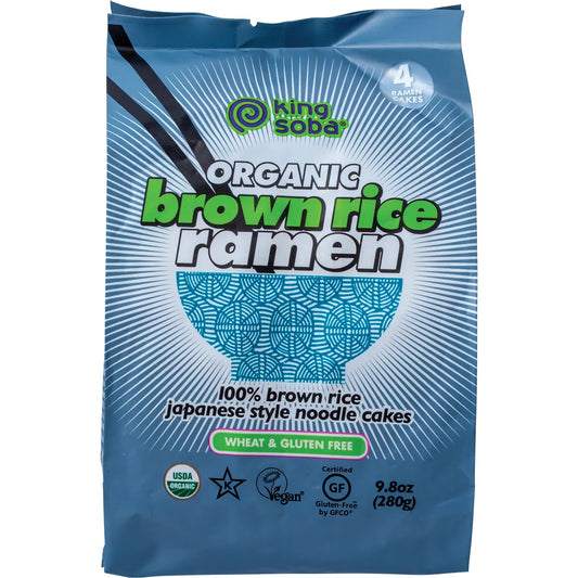 KING SOBA Organic Brown Rice Ramen Noodles 280g - Cutprice Online