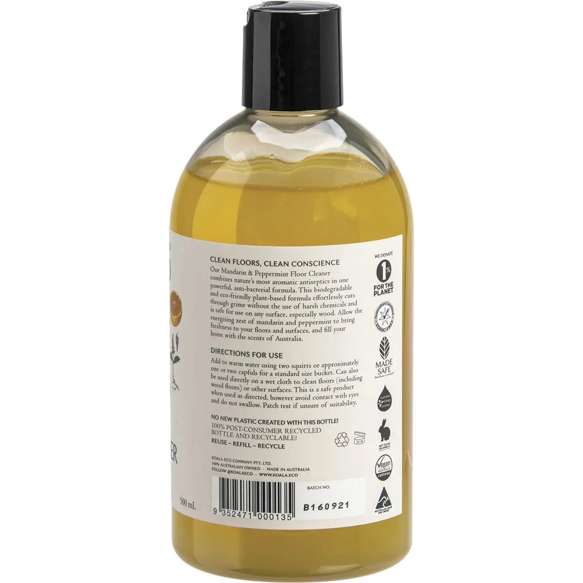 KOALA ECO Floor Cleaner Mandarin & Peppermint 500ml KOALA ECO