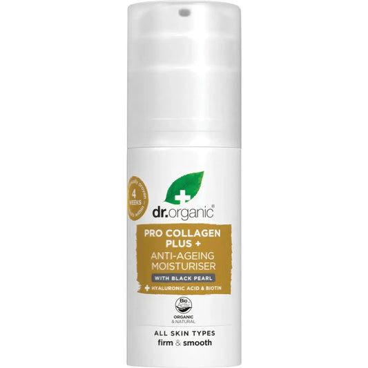 DR ORGANIC Pro Collagen Plus+ Anti Aging Moisturiser With Black Pearl 50ml DR ORGANIC