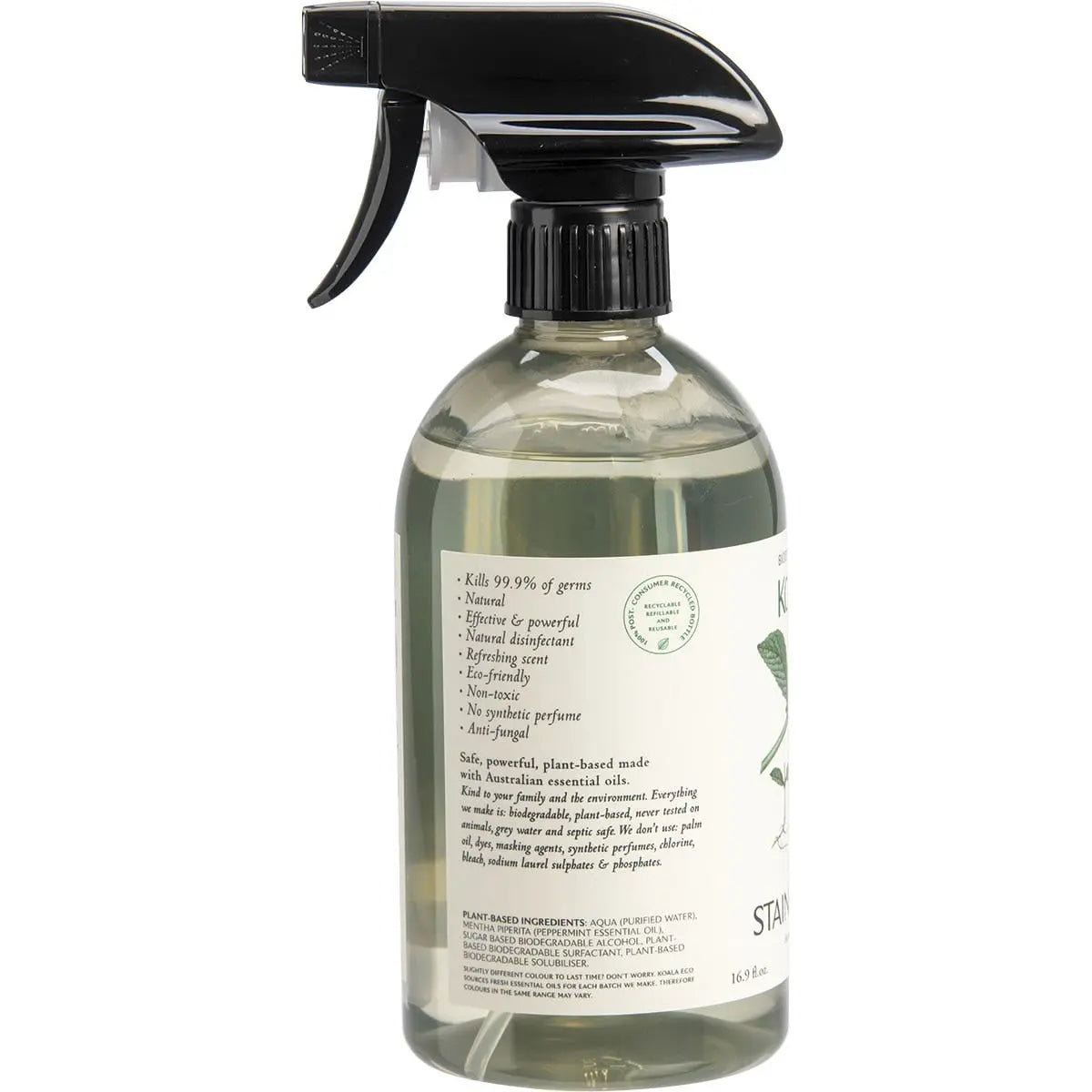 KOALA ECO Stainless Steel Cleaner Peppermint Essential Oil 500ml KOALA ECO