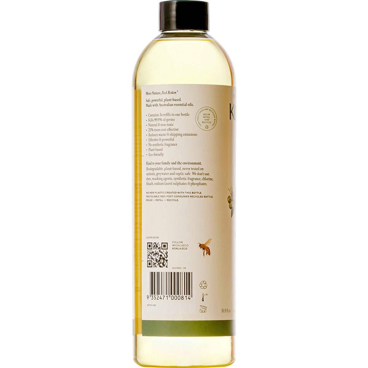 Koala Eco Multi-Purpose Kitchen Cleaner Mandarin Concentrated Refill 500ml KOALA ECO