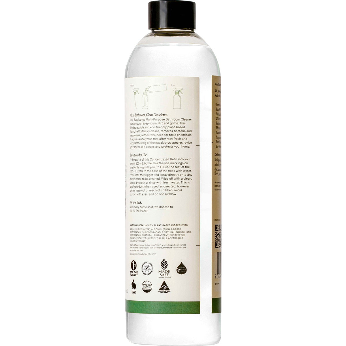 KOALA ECO Multi-Purpose Bathroom Cleaner Eucalyptus Concentrate 500ml - Cutprice Online