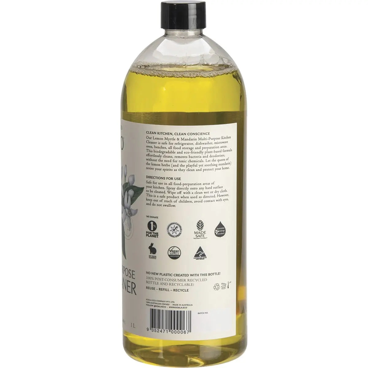 KOALA ECO Multi-Purpose Kitchen Cleaner Lemon Myrtle & Mandarin 1L KOALA ECO