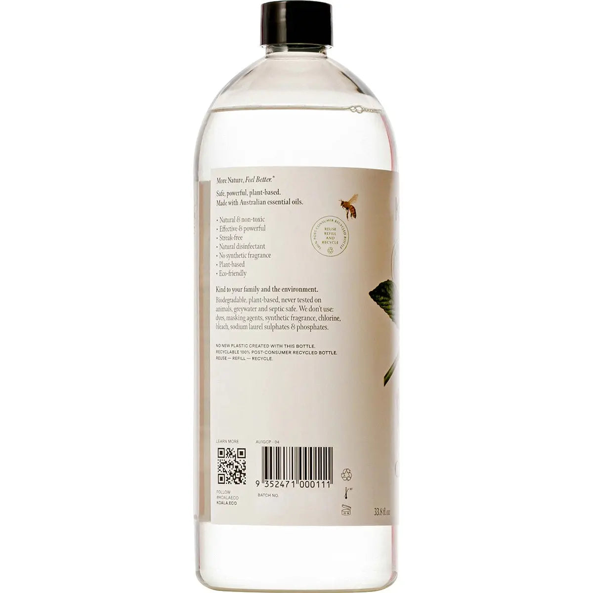 KOALA ECO Glass Cleaner Peppermint Essential Oil 1L KOALA ECO