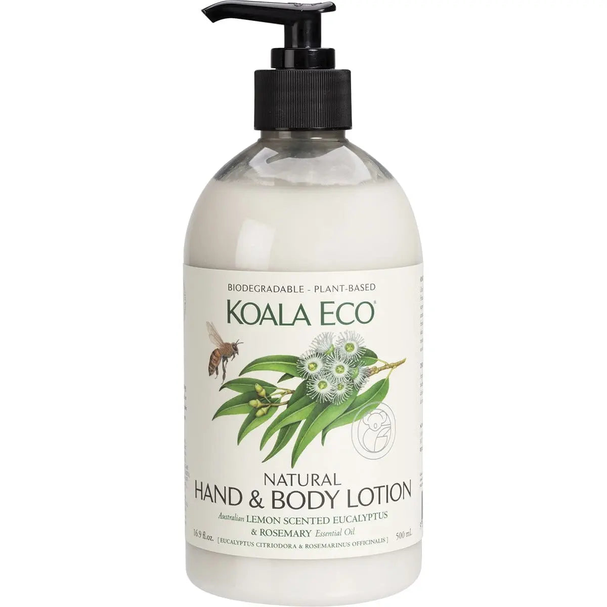 KOALA ECO Hand And Body Lotion Lemon Scented, Eucalyptus & Rosemary 500ml KOALA ECO