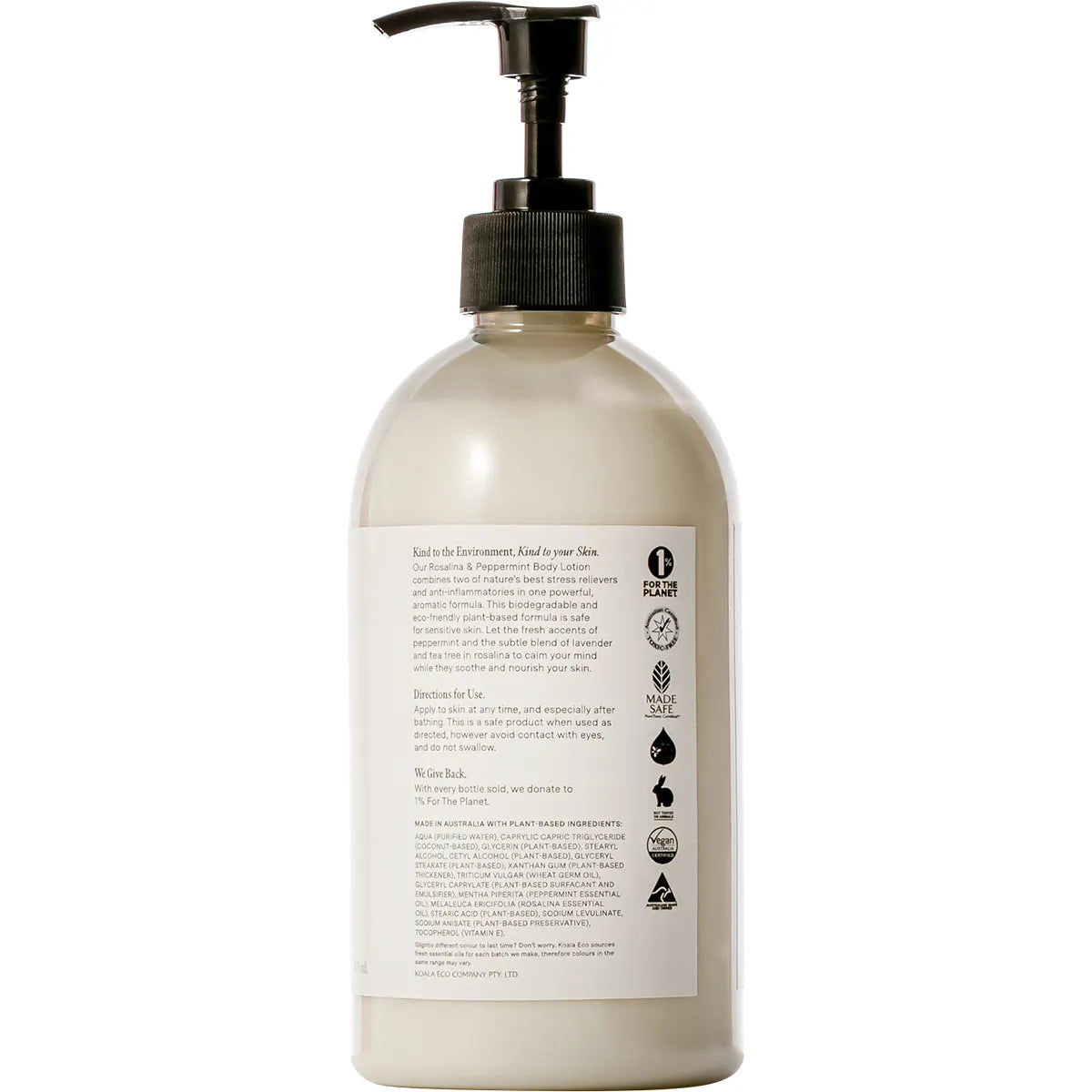 Koala Eco Hand and Body Lotion Rosalina & Peppermint 500ml KOALA ECO