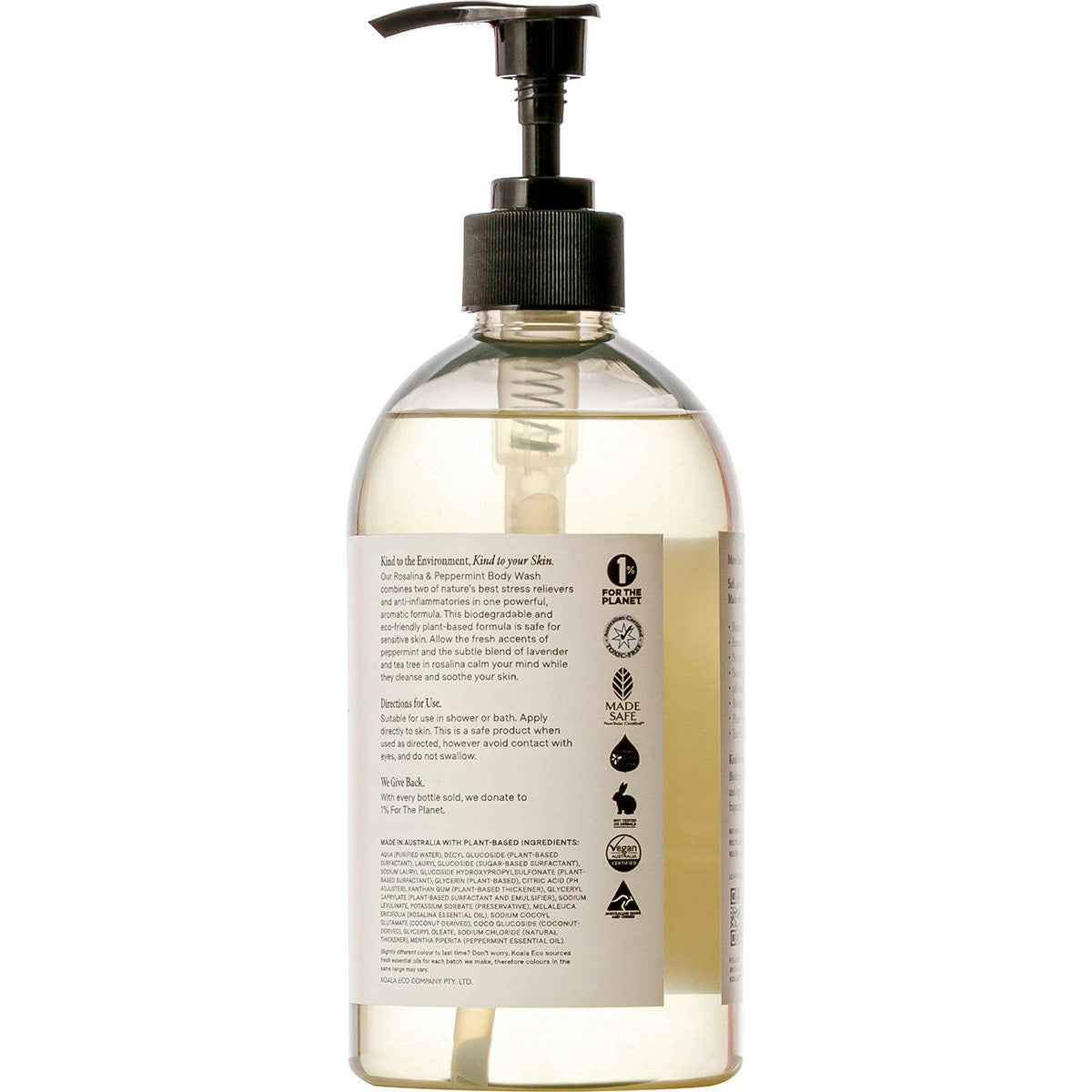 Koala Eco Body Wash Rosalina & Peppermint 500ml KOALA ECO